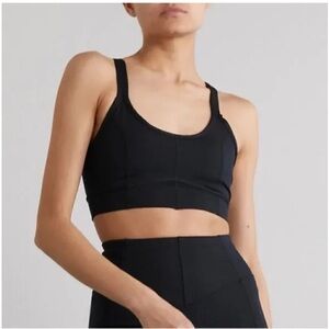 LE ORE PORTOFINO SPORTS BRA IN BLACK Size S